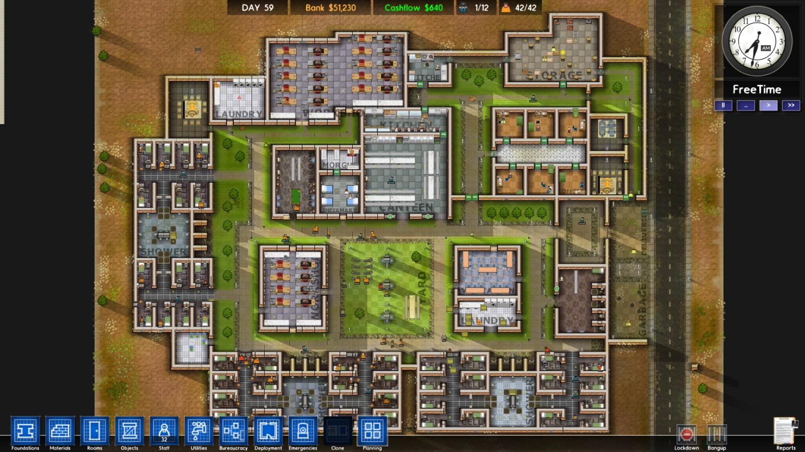 prison architect luxury cell layout