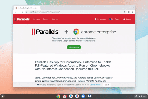 how to run chrome os on windows 10