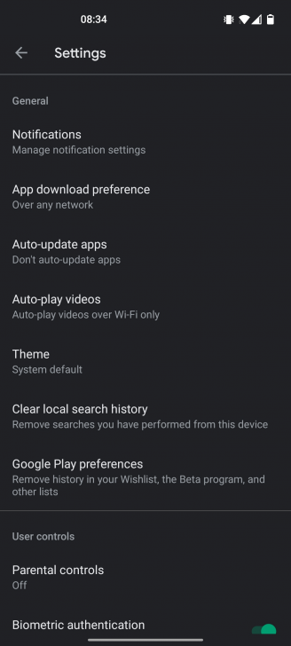 how to delete google play order history