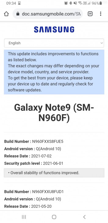 ยังไม่ลอยแพ ! ซัมซุงปล่อยอัปเดตด้านความปลอดภัยให้ Galaxy Note9 ประจำเดือนกรกฎาคม ยังไม่ลอยแพ ! ซัมซุงปล่อยอัปเดตด้านความปลอดภัยให้ Galaxy Note9 ประจำเดือนกรกฎาคม
